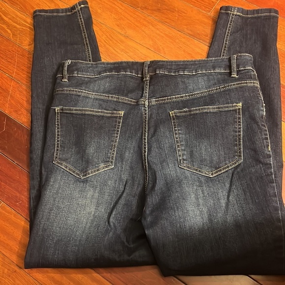 EUC Route 66 button fly skinny high rise jeans Size 16 - Picture 3 of 4